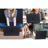 Тънък кейс за Apple Macbook Air M2-M5 (15" 2023-2026) от Tech-Protect Smartshell - Черен мат