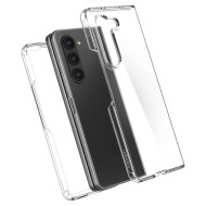 Удароустойчив твърд кейс за Samsung Galaxy Z Fold 5 от Spigen Ultra Hybrid - Прозрачен