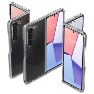 Удароустойчив твърд кейс за Samsung Galaxy Z Fold 5 от Spigen Ultra Hybrid - Прозрачен