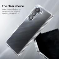 Удароустойчив твърд кейс за Samsung Galaxy Z Fold 5 от Spigen Ultra Hybrid - Прозрачен