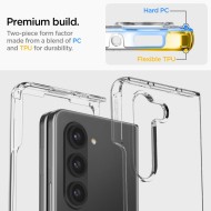 Удароустойчив твърд кейс за Samsung Galaxy Z Fold 5 от Spigen Ultra Hybrid - Прозрачен