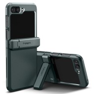 Удароустойчив кейс за Samsung Galaxy Z Flip 5 от Spigen Tough Armor Pro - Abyss Green