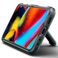 Удароустойчив кейс за Samsung Galaxy Z Flip 5 от Spigen Tough Armor Pro - Abyss Green