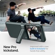 Удароустойчив кейс за Samsung Galaxy Z Flip 5 от Spigen Tough Armor Pro - Abyss Green