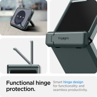 Удароустойчив кейс за Samsung Galaxy Z Flip 5 от Spigen Tough Armor Pro - Abyss Green