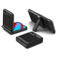 Удароустойчив кейс за Samsung Galaxy Z Flip 5 от Spigen Tough Armor Pro - Черен