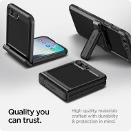 Удароустойчив кейс за Samsung Galaxy Z Flip 5 от Spigen Tough Armor Pro - Черен