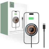 Безжично зарядно устройство с MagSafe 15W за Apple от Tech-Protect QI15W-A30 - Черно