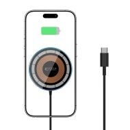 Безжично зарядно устройство с MagSafe 15W за Apple от Tech-Protect QI15W-A30 - Черно