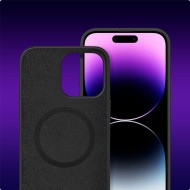 Твърд силиконов кейс с MagSafe за iPhone 12 / 12 Pro от Tech-Protect Silicone - Бежов