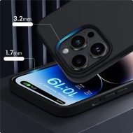 Твърд силиконов кейс с MagSafe за iPhone 14 Pro от Tech-Protect Silicone - Бежов