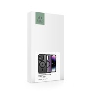 Твърд кейс с MagSafe пръстен за iPhone 15 Pro Max от Tech-Protect MagMat - Черен мат
