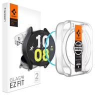 2 броя стъклени протектори за Samsung Galaxy Watch 6 (44mm) от Spigen Glas.TR EZ-Fit 2-pack - Прозрачни