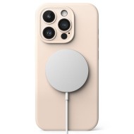 Силиконов кейс с MagSafe за iPhone 15 Pro Max от Ringke Silicone Magnetic - Pink Sand