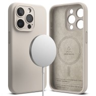 Силиконов кейс с MagSafe за iPhone 15 Pro Max от Ringke Silicone Magnetic - Stone
