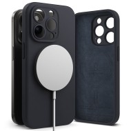 Силиконов кейс с MagSafe за iPhone 15 Pro от Ringke Silicone Magnetic - Deep Blue