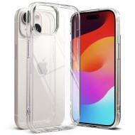 Удароустойчив твърд кейс за iPhone 15 Plus от Ringke Fusion - Прозрачен