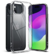 Удароустойчив твърд кейс за iPhone 15 Plus от Ringke Fusion - Прозрачен