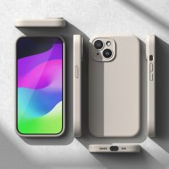 Силиконов кейс с MagSafe за iPhone 15 от Ringke Silicone Magnetic - Stone