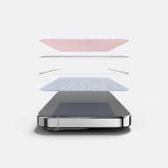 Стъклен протектор за iPhone 15 Pro Max от Ringke TG - Черен