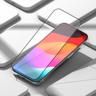 Стъклен протектор за iPhone 15 Pro Max от Ringke TG - Черен