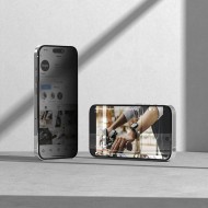 Протектор със затъмнявъне за iPhone 15 Pro Max от Ringke TG Privacy