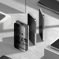 Протектор със затъмнявъне за iPhone 15 Pro Max от Ringke TG Privacy