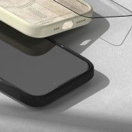 Стъклен протектор за iPhone 15 от Ringke TG - Черен