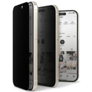 Протектор със затъмнявъне за iPhone 15 от Ringke TG Privacy