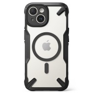 Удароустойчив твърд кейс с MagSafe за iPhone 15 Plus от Ringke Fusion X - Черен мат