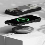 Удароустойчив твърд кейс с MagSafe за iPhone 15 Plus от Ringke Fusion X - Черен мат
