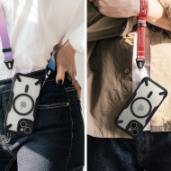 Удароустойчив твърд кейс с MagSafe за iPhone 15 Plus от Ringke Fusion X - Черен мат