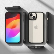 Хибриден кейс за iPhone 15 от Ringke Fusion Bold - Матово черен