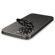 2 броя протектори за камера на iPhone 14 Pro / Pro Max - 15 Pro / Pro Max от Spigen Optik.TR - Черни