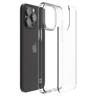 Удароустойчив твърд кейс за iPhone 15 Pro Max от Spigen Ultra Hybrid - Прозрачен