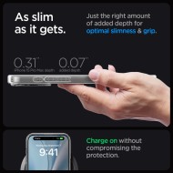 Удароустойчив кейс с MagSafe пръстен за iPhone 15 Pro Max от Spigen Ultra Hybrid Mag - Графит