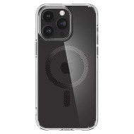 Удароустойчив кейс с MagSafe пръстен за iPhone 15 Pro Max от Spigen Ultra Hybrid Mag - Carbon Fiber