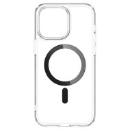Удароустойчив кейс с MagSafe пръстен за iPhone 15 Pro Max от Spigen Ultra Hybrid Mag - Carbon Fiber