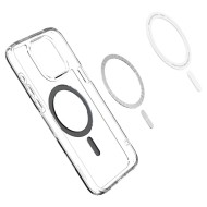 Удароустойчив кейс с MagSafe пръстен за iPhone 15 Pro Max от Spigen Ultra Hybrid Mag - Carbon Fiber