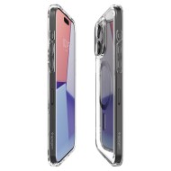 Удароустойчив кейс с MagSafe пръстен за iPhone 15 Pro Max от Spigen Ultra Hybrid Mag - Carbon Fiber