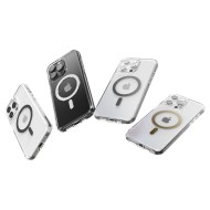 Удароустойчив кейс с MagSafe пръстен за iPhone 15 Pro Max от Spigen Ultra Hybrid Mag - Златист