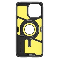 Удароустойчив, твърд кейс с MagSafe за iPhone 15 Pro Max от Spigen Tough Armor Mag - Черен