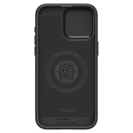 Кейс с капак за камерата за iPhone 15 Pro Max от Spigen Optik Armor Mag MagSafe - Черен