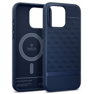 Удароустойчив кейс с MagSafe за iPhone 15 Pro Max от Caseology Parallax Mag - Midnight Blue