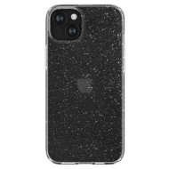 Удароустойчив, силиконов кейс за iPhone 15 Plus от Spigen Liquid Crystal - Glitter Crystal
