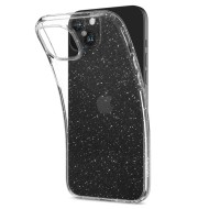 Удароустойчив, силиконов кейс за iPhone 15 Plus от Spigen Liquid Crystal - Glitter Crystal