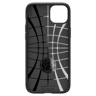 Силиконов кейс за iPhone 15 Plus от Spigen Liquid Air - Черен мат