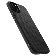 Силиконов кейс за iPhone 15 Plus от Spigen Liquid Air - Черен мат
