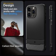 Удароустойчив кейс с MagSafe за iPhone 15 Pro Max от Spigen Rugged Armor Mag - Черен мат