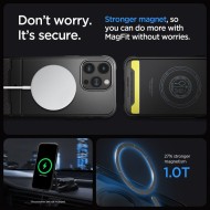 Удароустойчив кейс с MagSafe за iPhone 15 Pro от Spigen Rugged Armor Mag - Черен мат